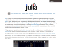 Tablet Screenshot of julialang.org